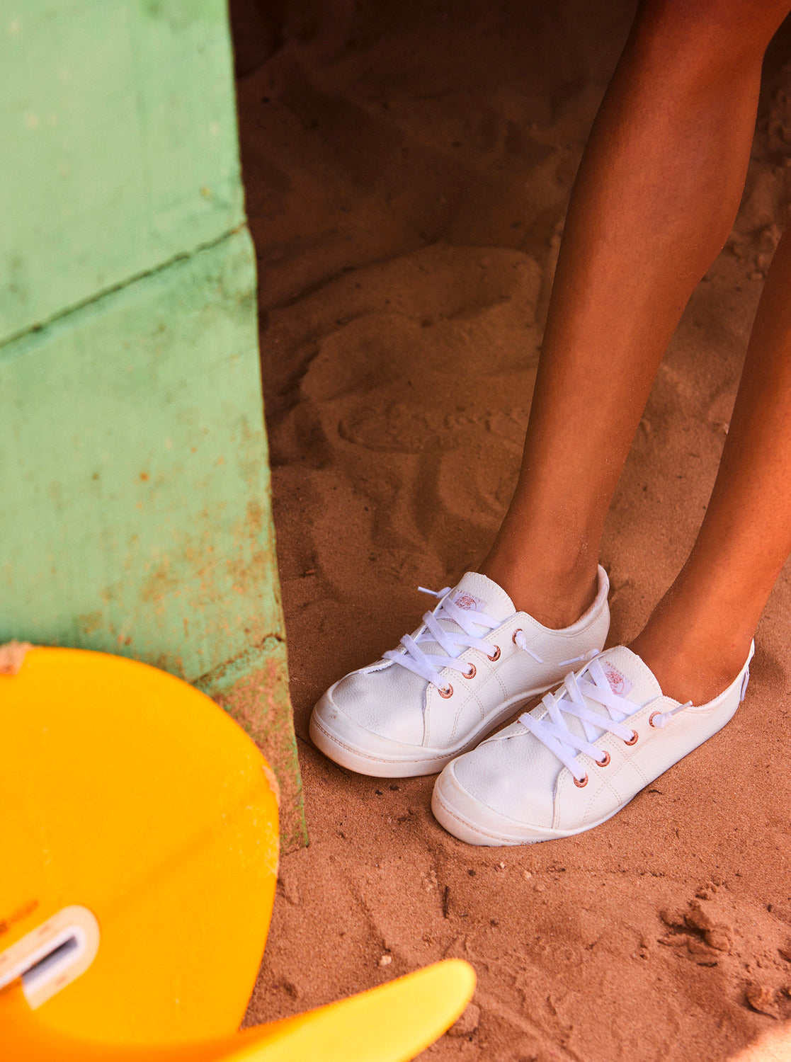 Roxy white sneakers on sale