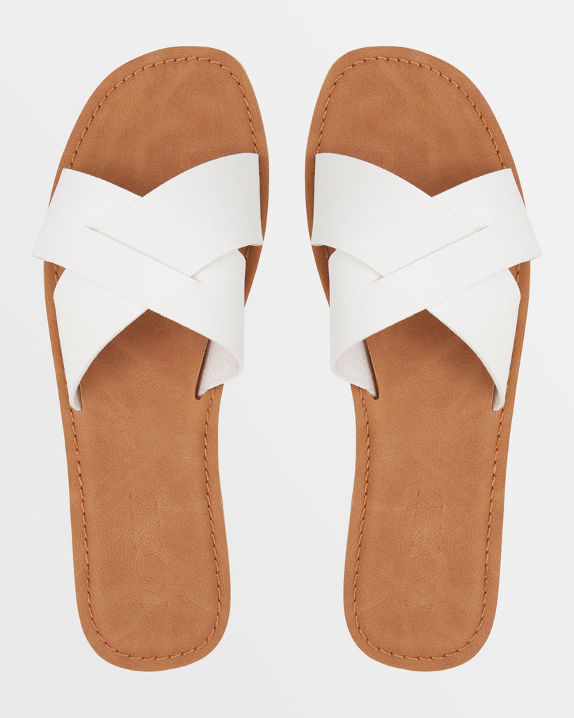 Andreya Sandals - White