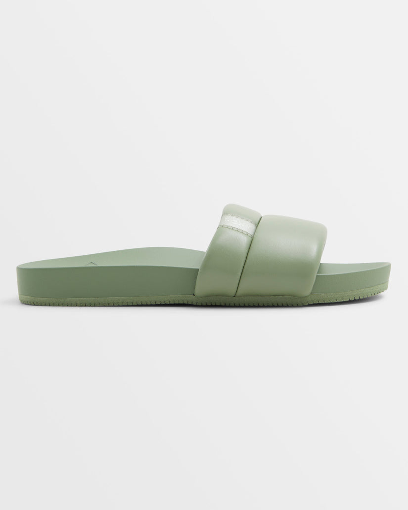 Slipin Slide Sandals - Oil Green