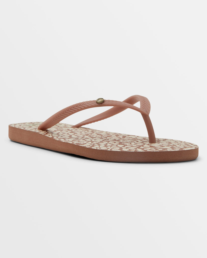 Bermuda Print Sandals - Russet