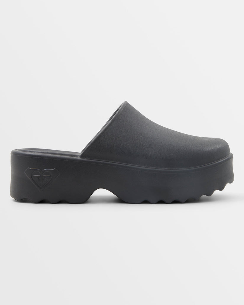 Maddy Platform Clogs - Black