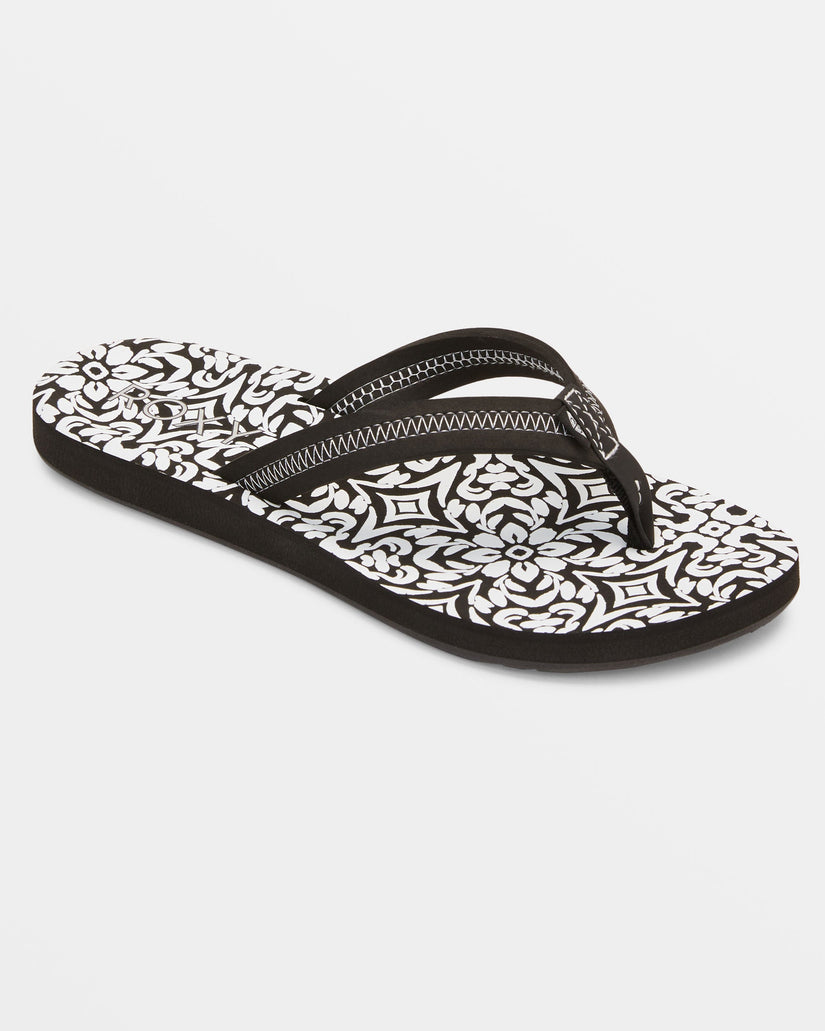 Vista Loreto II Sandals - Black/Soft White