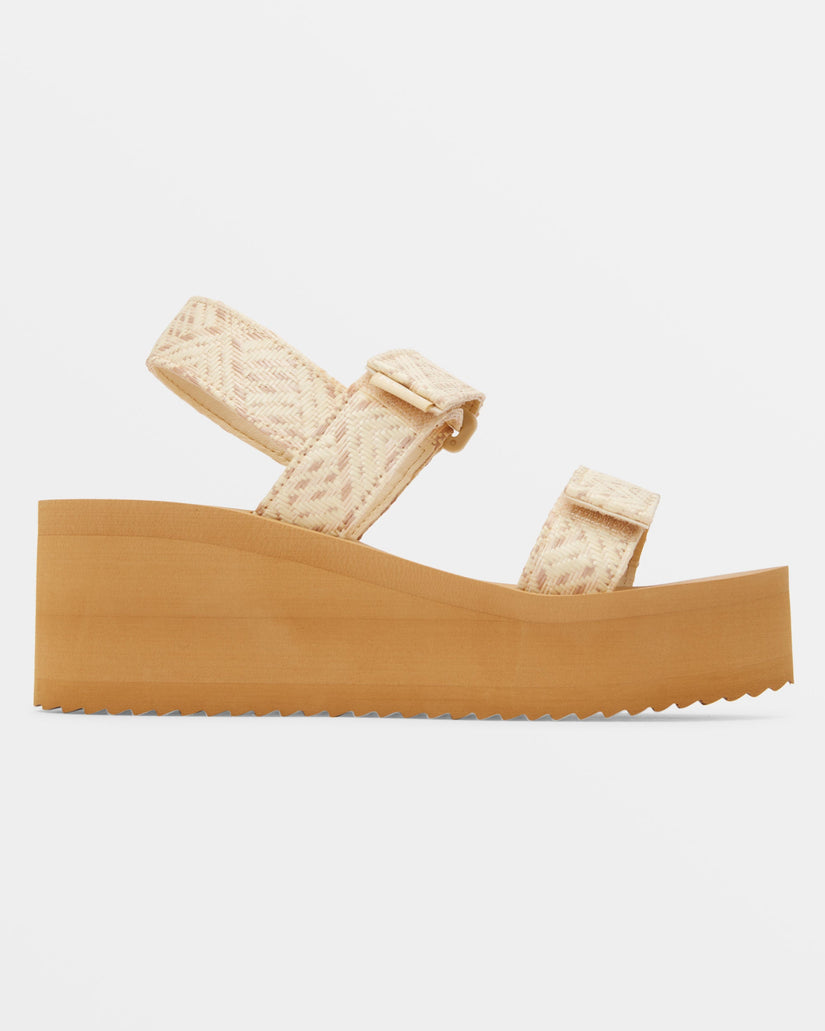 Salty Sun Platform Sandals - Tan