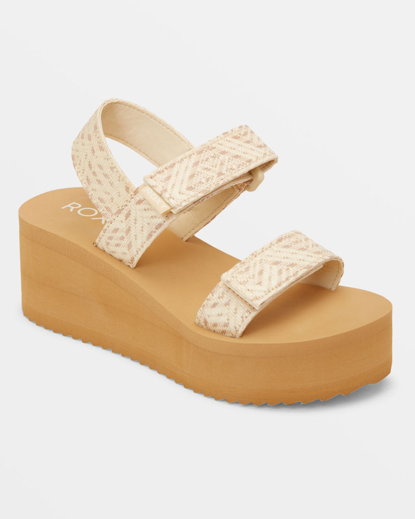 Salty Sun Platform Sandals - Tan