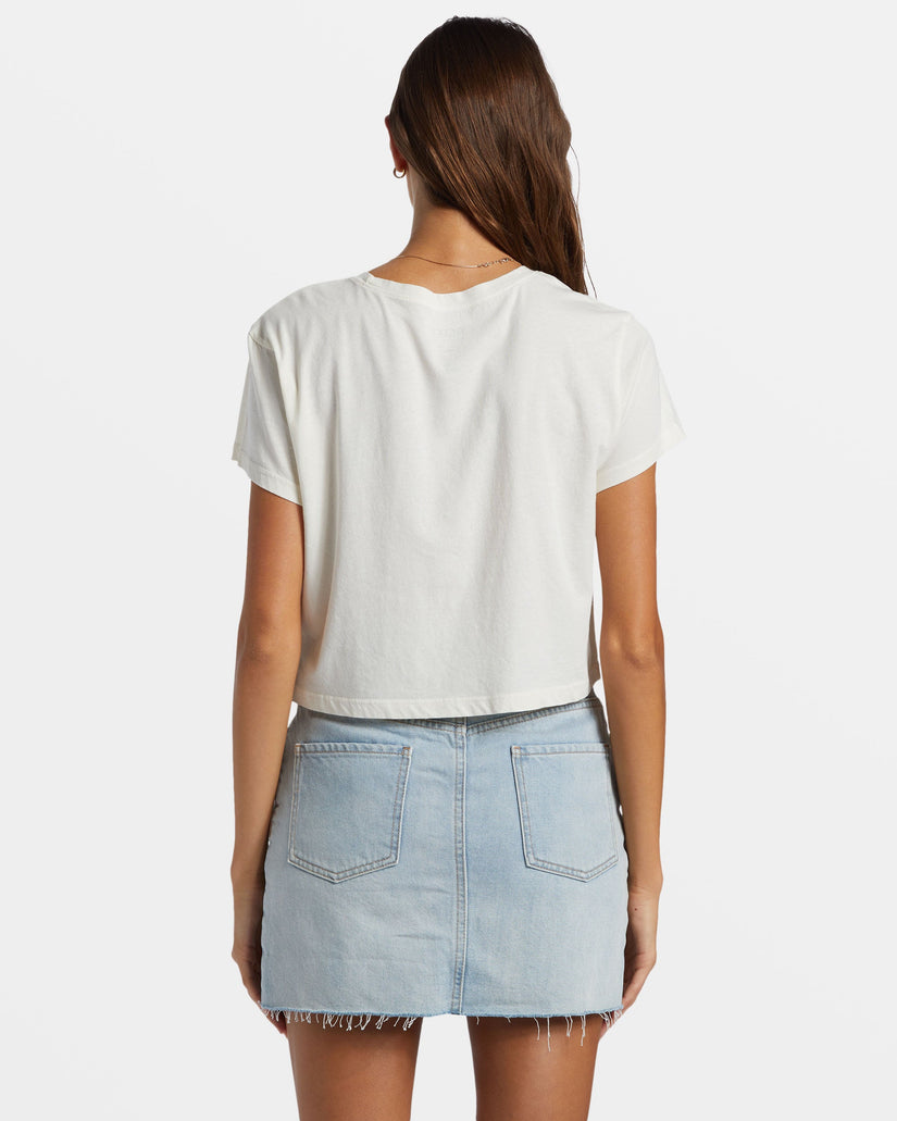 Saguaro Cropped T-Shirt - Egret