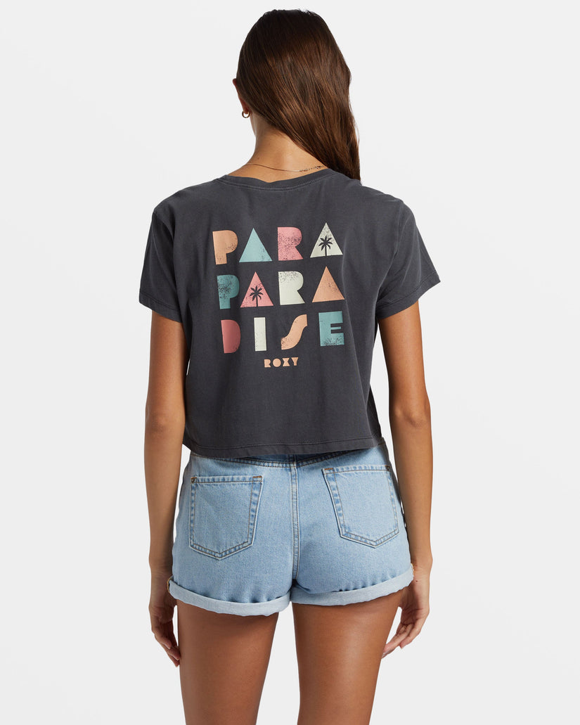 Para Paradise Cropped T-Shirt - Phantom