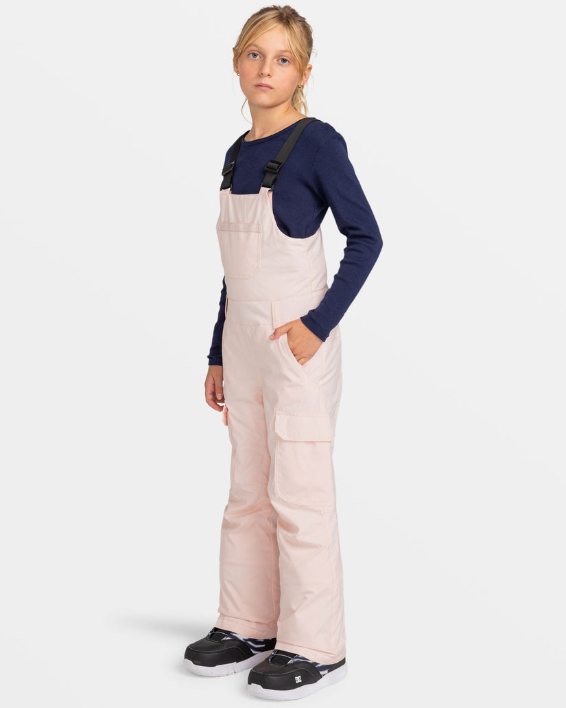 Girls 8-16 Non Stop Bib Snow Pant - Pink Salt