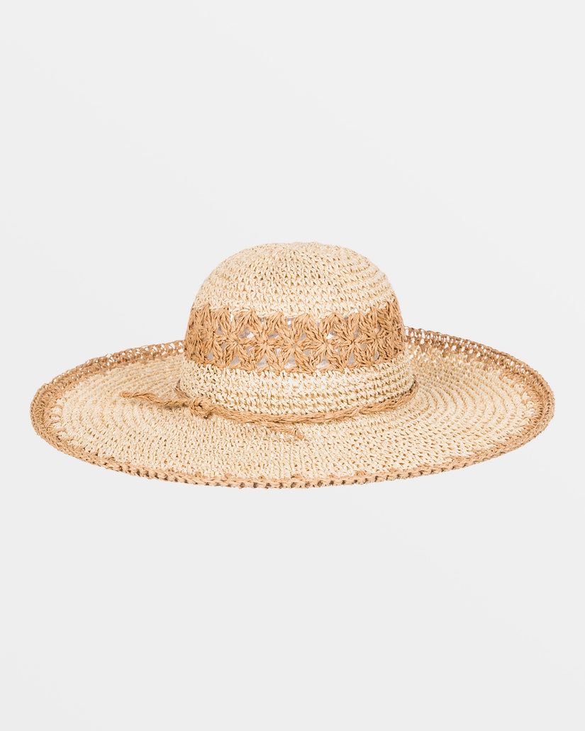 Pretty As A Flower Sun Hat - Natural