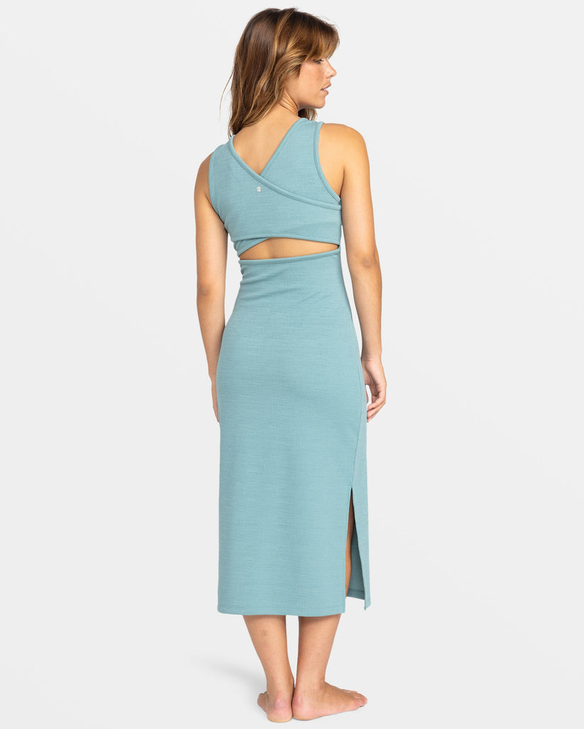 Good Keepsake Midi Dress - Mineral Blue