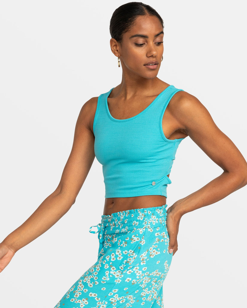 Good Keepsake Crop Top - Maui Blue