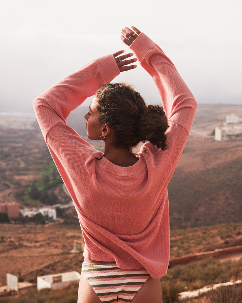 East Side Long Sleeve Top - Terra Cotta