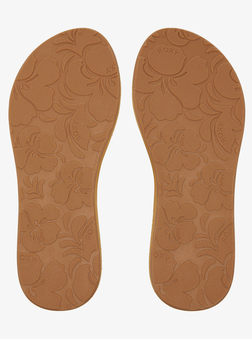 Porto Rope Flip-Flops - Natural/Crazy Pink