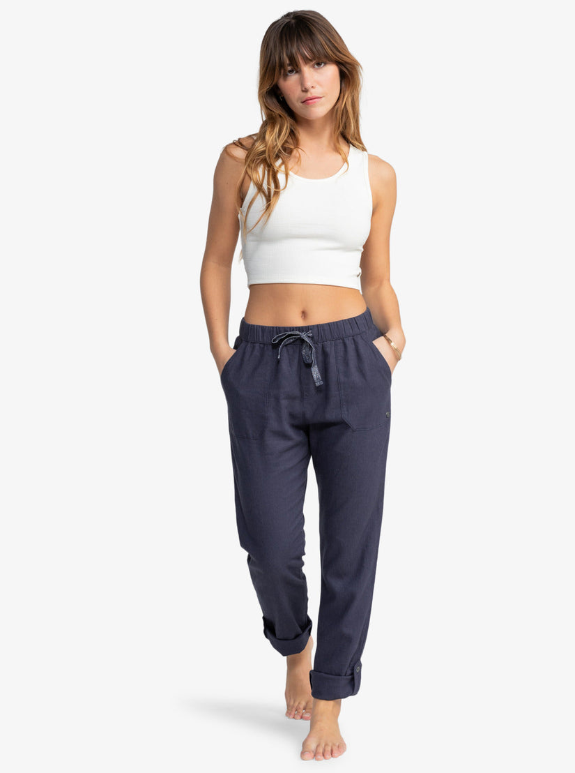 On The Seashore Cargo Pants - Mood Indigo