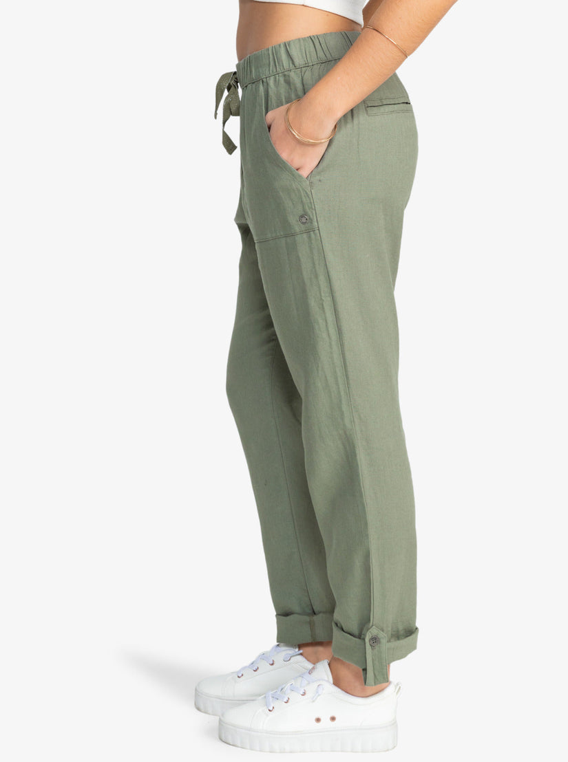 On The Seashore Cargo Pants - Sea Spray