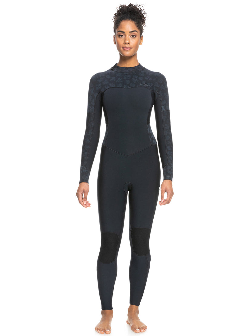 5/4/3mm Swell Series Back Zip Wetsuit - Black